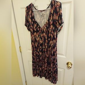 Plus Size Feather Dress